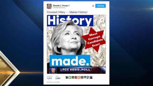 Donald+Trump+Hillary+Clinton+Star+of+David+Full